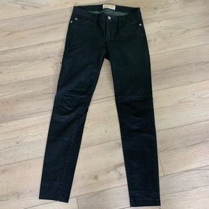 Low rise Leather Pants